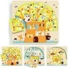 Djeco Puzzle - 3 Niveaux - Cabane Dans Les Arbres