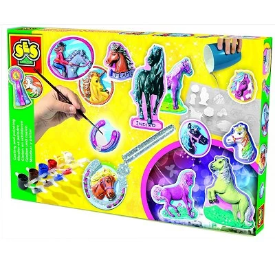 SES Creative Kit De Moulage En Plâtre Chevaux 1 SES Creative Kit De Moulage En Plâtre Chevaux