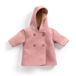 Djeco Vêtement Pour Poupon Poméa 32 Cm : Manteau à Capuche