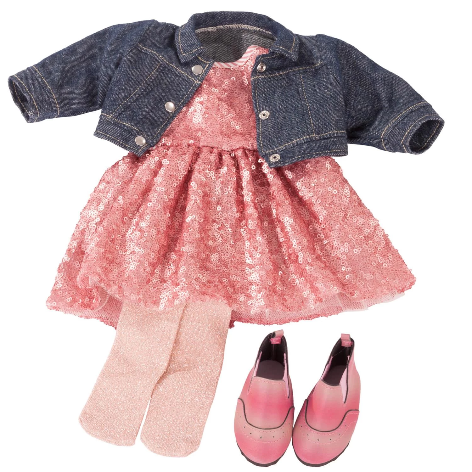 Ensemble Pour Poupée De 45 à 50 Cm : Glitter Glamour 1 Ensemble Pour Poupée De 45 à 50 Cm : Glitter Glamour