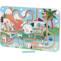 Vilac Labyrinthe Magnétique En Bois Par Michelle Carlslund