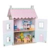 Le Toy Van Maison De Poupée En Bois : Maison Joli Coeur Rose