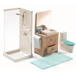 Djeco Accessoire Maison De Poupées : La Salle De Bain