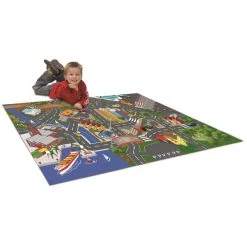 Dickie Toys Tapis De Jeu Avec Accessoires Et 1 Véhicule