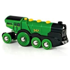 Train Brio : Locomotive Verte Puissante à Piles