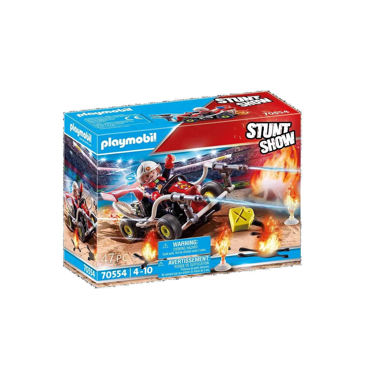 Playmobil 70554 Stuntshow : Stuntshow Véhicule Et Pompier 1 Playmobil 70554 Stuntshow : Stuntshow Véhicule Et Pompier