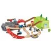 Hape Coffret De Trains 2 En 1 - Construis Ta Ville