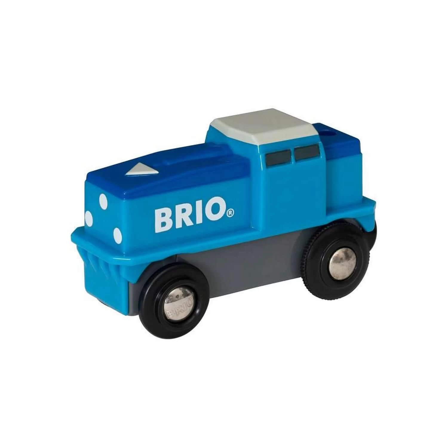 Brio Locomotive De Fret Bleue à Piles 1 Brio Locomotive De Fret Bleue à Piles