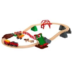 Brio CIRCUIT DE LA FERME ET LOCOMOTIVE