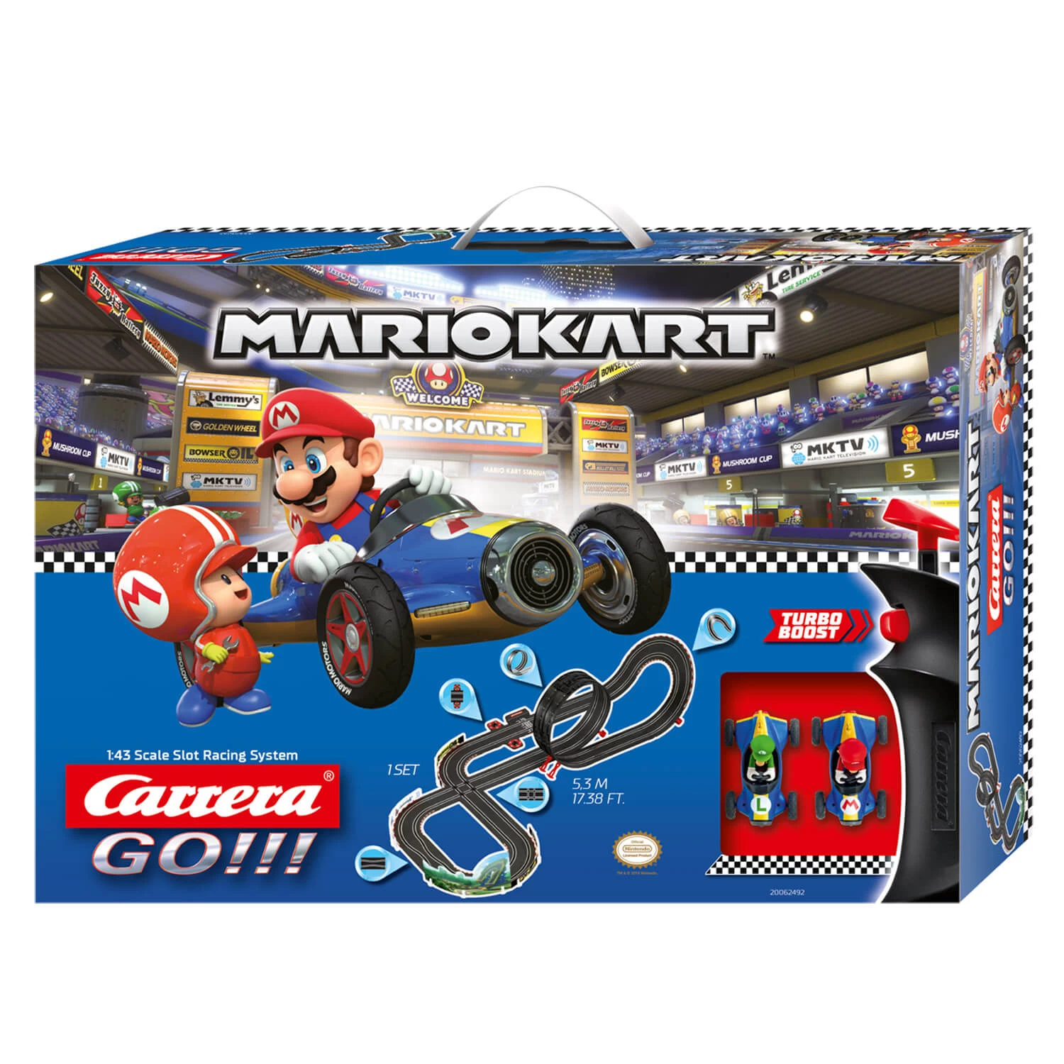 Circuit De Voitures Carrera Go : Nintendo Mario Kart 8 Mach 8 1 Circuit De Voitures Carrera Go : Nintendo Mario Kart 8 Mach 8
