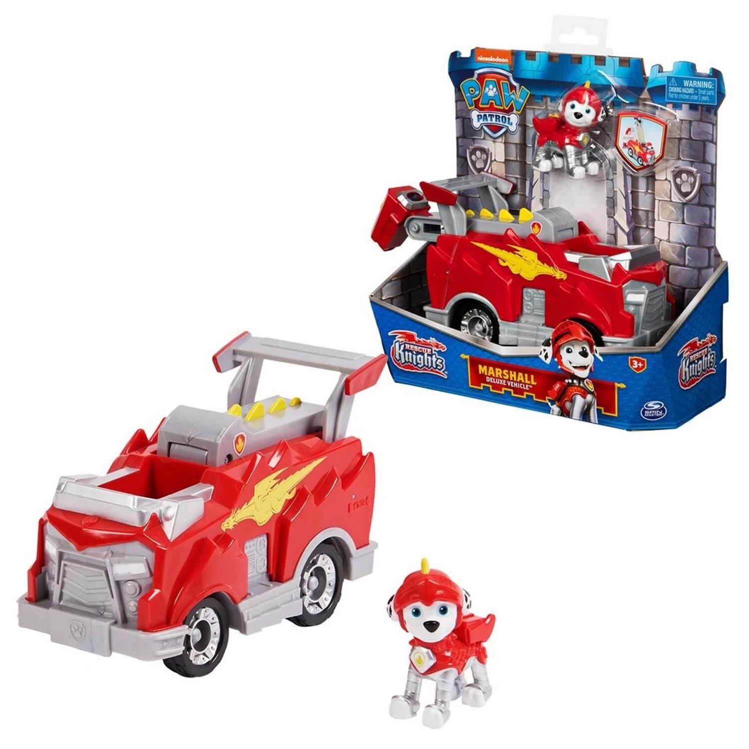 SPIN MASTER VÉHICULE ET FIGURINE PAT'PATROUILLE (PAW PATROL) RESCUE KNIGHTS : CAMION DE MARCUS 1 SPIN MASTER VÉHICULE ET FIGURINE PAT'PATROUILLE (PAW PATROL) RESCUE KNIGHTS : CAMION DE MARCUS