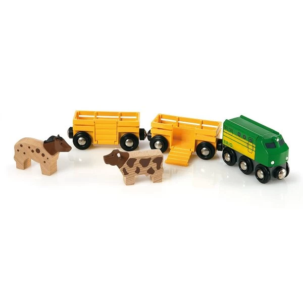 Train Brio : Train Des Animaux De La Ferme 1 Train Brio : Train Des Animaux De La Ferme