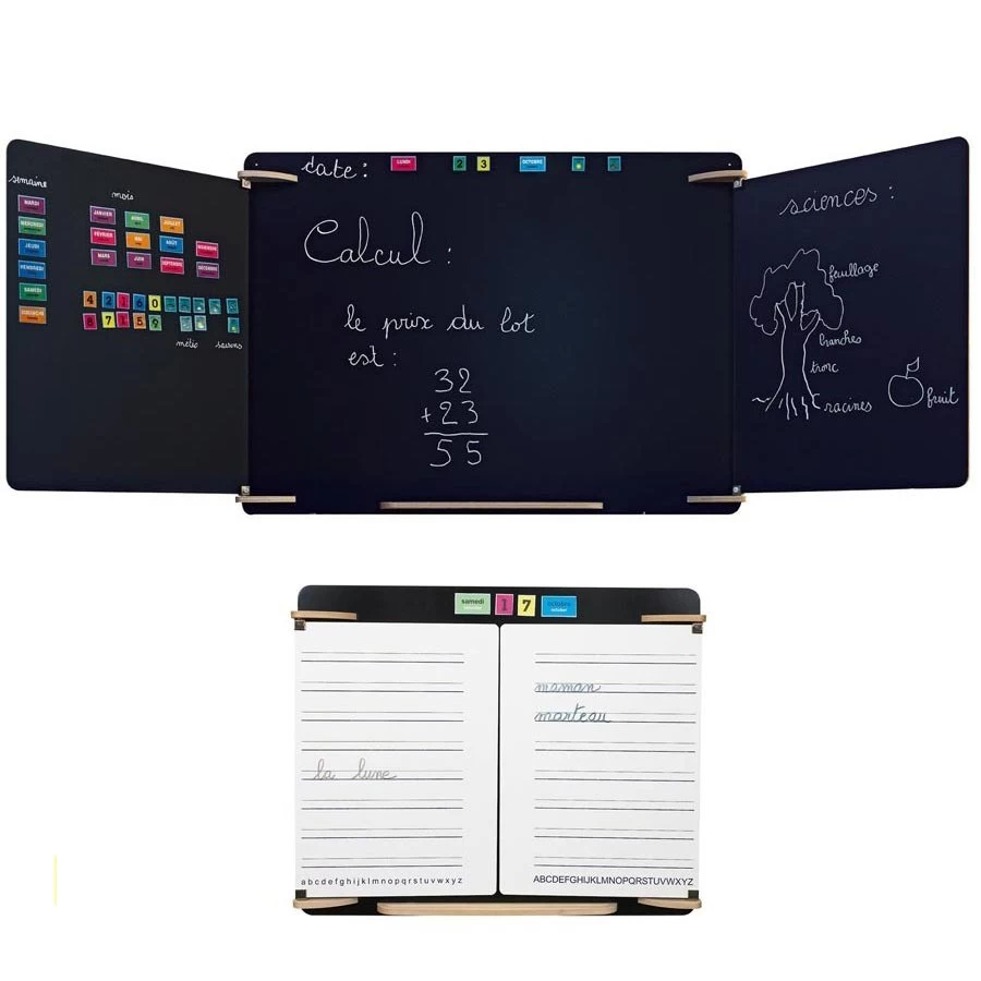 Tableau Triptyque : Le Vrai Tableau D'école 1 Tableau Triptyque : Le Vrai Tableau D'école