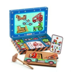 Djeco Formes à Clouer Véhicules Tap Tap