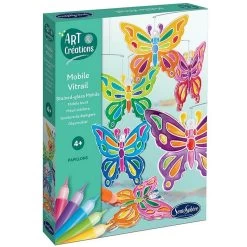Mobile Vitrail -papillons