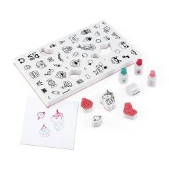 Janod Coffret 50 Tampons : Girly