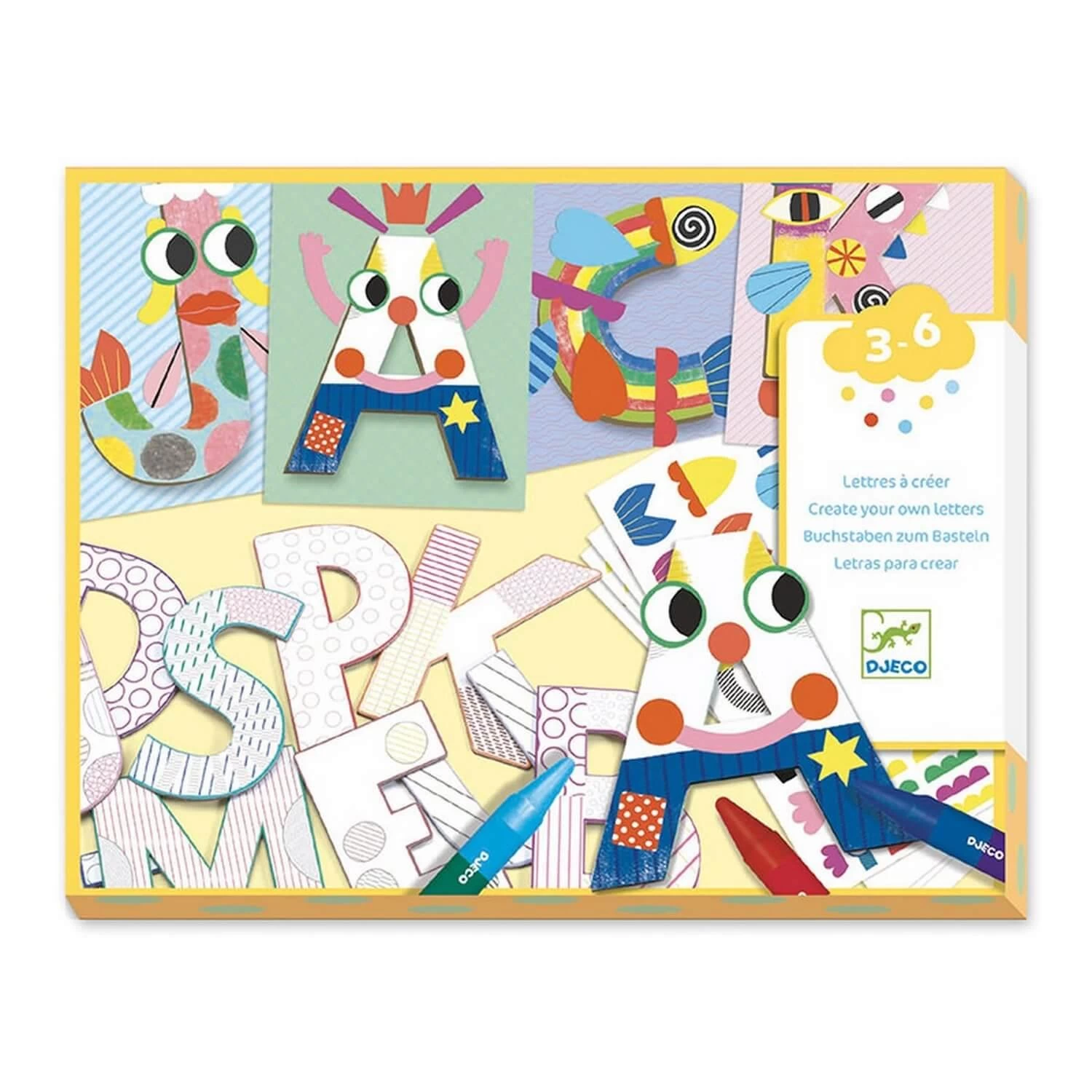 Djeco Un Monde à Créer : Lettres 1 Djeco Un Monde à Créer : Lettres