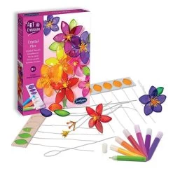 Kit Créatif Crystal Flor - Art & Créations : Fleurs Transparentes