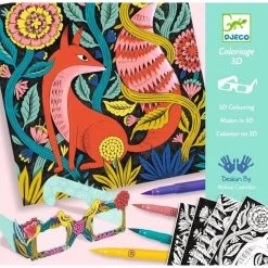 Djeco Coloriage 3D : Forêt Fantastique