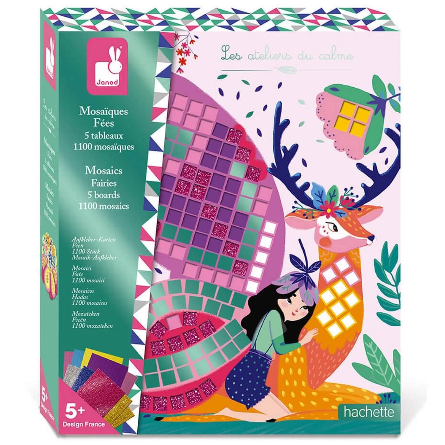 Janod Kit Créatif : Mosaïques Fées 1 Janod Kit Créatif : Mosaïques Fées