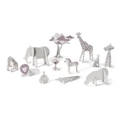 Djeco Colorie Assemble Joue : La Savane