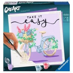 Ravensburger CreArt Peinture Au Numéro : Carré - Take It Easy