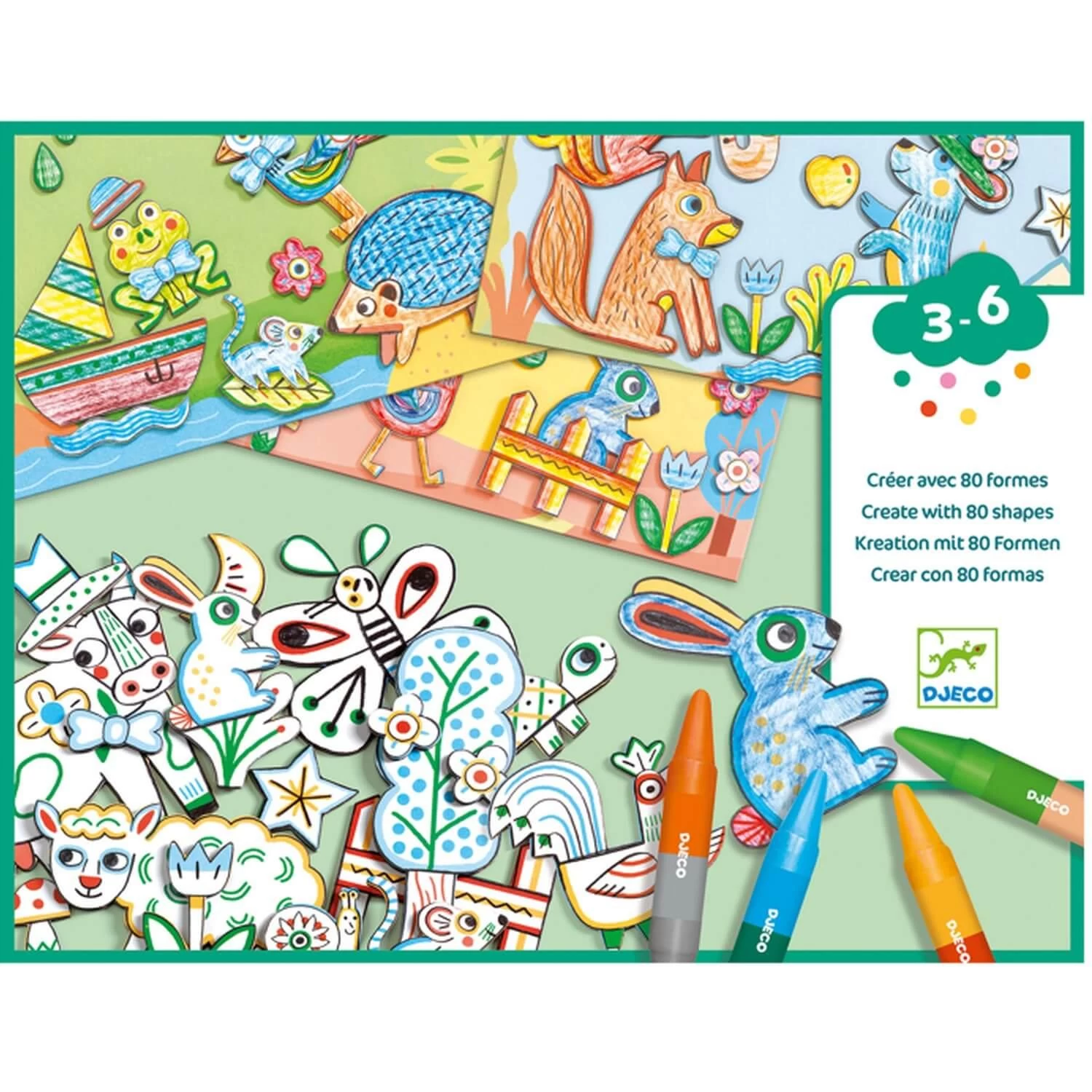 Djeco Un Monde à Créer : Animaux 1 Djeco Un Monde à Créer : Animaux