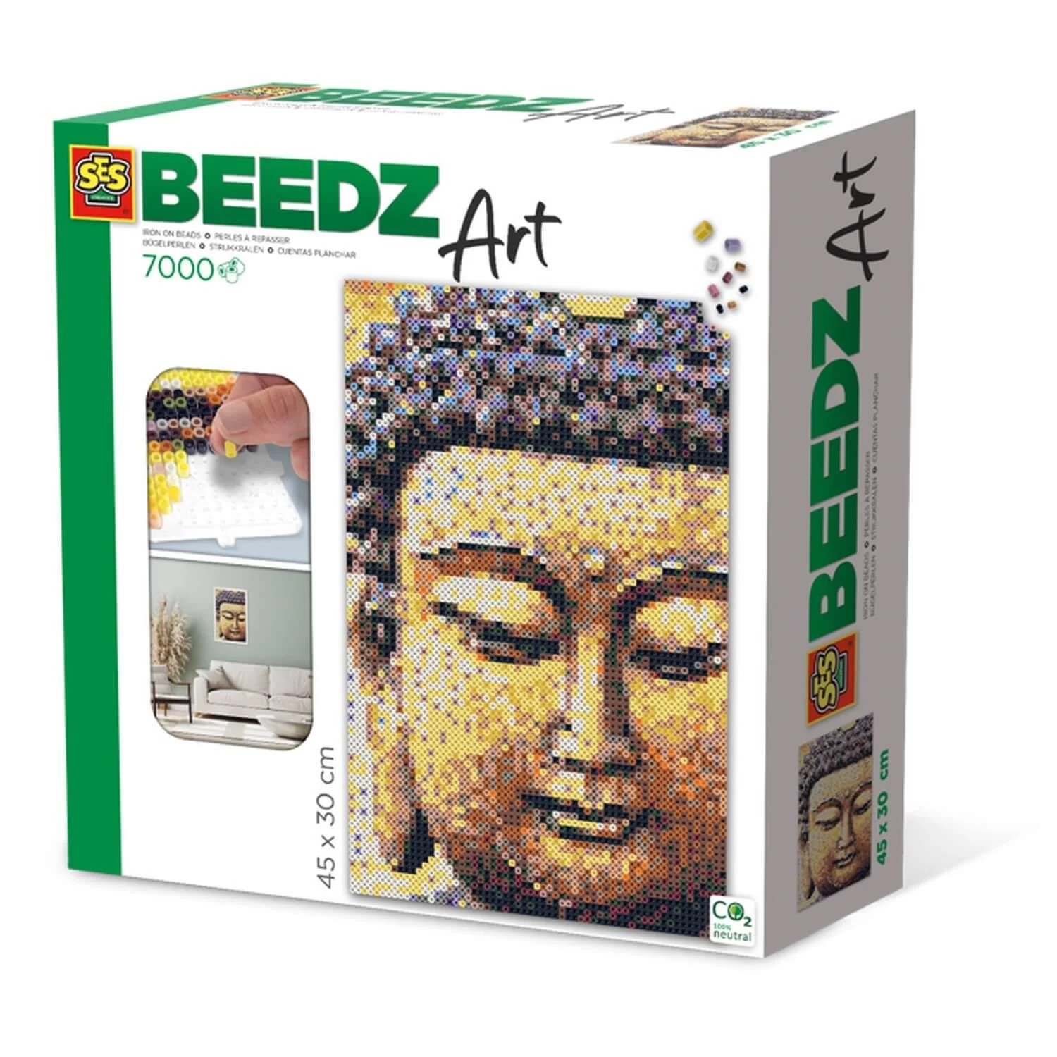 SES Creative Perles à Repasser : Beedz Art - Bouddha 1 SES Creative Perles à Repasser : Beedz Art - Bouddha