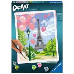 Ravensburger CreArt : Peinture Au Numéro : Grand Format : Printemps à Paris