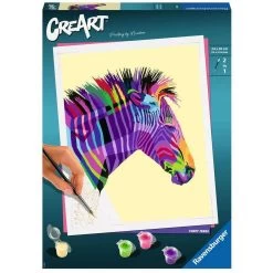 Ravensburger CreArt Peinture Au Numéro : Grand Format : Zebre