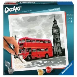 Ravensburger CreArt Peinture Au Numéro : Format Carré : Londres