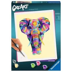 Ravensburger CreArt Peinture Au Numéro : Grand Format : Elephant