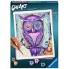 Ravensburger CreArt Peinture Au Numéro : Grand Format : Hibou Rêveur