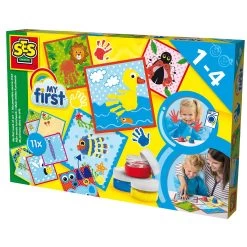 SES Creative Peinture à Doigts My First : Ma Première Oeuvre D'art