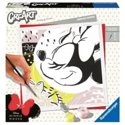Ravensburger CreArt Peinture Au Numéro : Carré - Disney Minnie Mouse