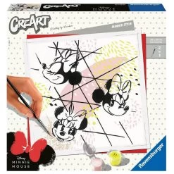 Ravensburger CreArt Peinture Au Numéro : Carré - Disney Minnie Mouse Style