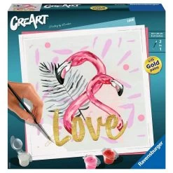 Ravensburger CreArt Peinture Au Numéro : Carré - Love