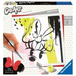 Ravensburger CreArt Peinture Au Numéro : Carré - Disney Minnie Mouse Modern