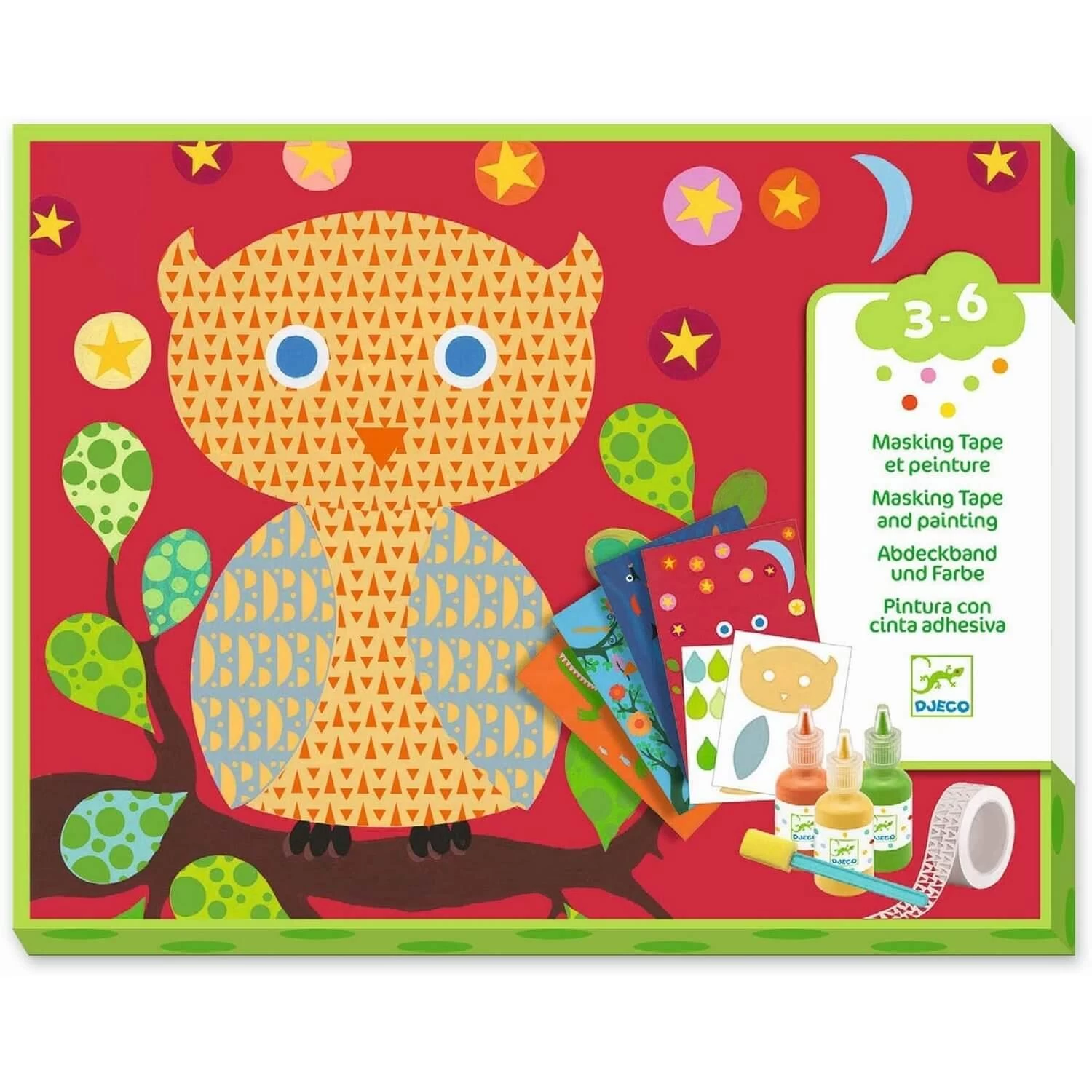 Djeco Masking Tape Et Peintures : Oh, C'est Magique ! 1 Djeco Masking Tape Et Peintures : Oh, C'est Magique !