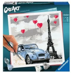 Ravensburger CreArt Peinture Au Numéro : Format Carré : Paris