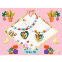 Djeco Kit Créatif Bijoux : Enfilage Cœur