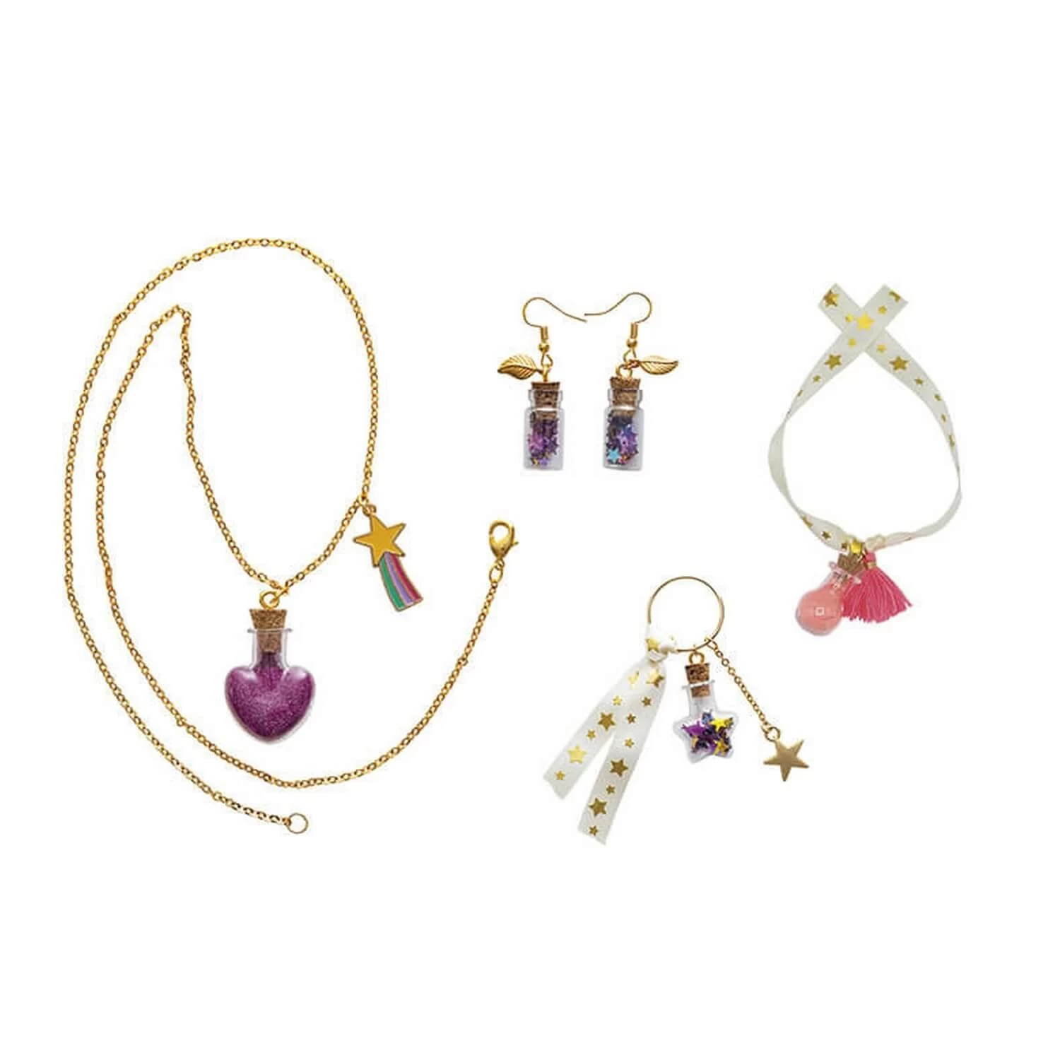 Janod Kit Créatif : 4 Bijoux Fioles De Fées A Créer 1 Janod Kit Créatif : 4 Bijoux Fioles De Fées A Créer