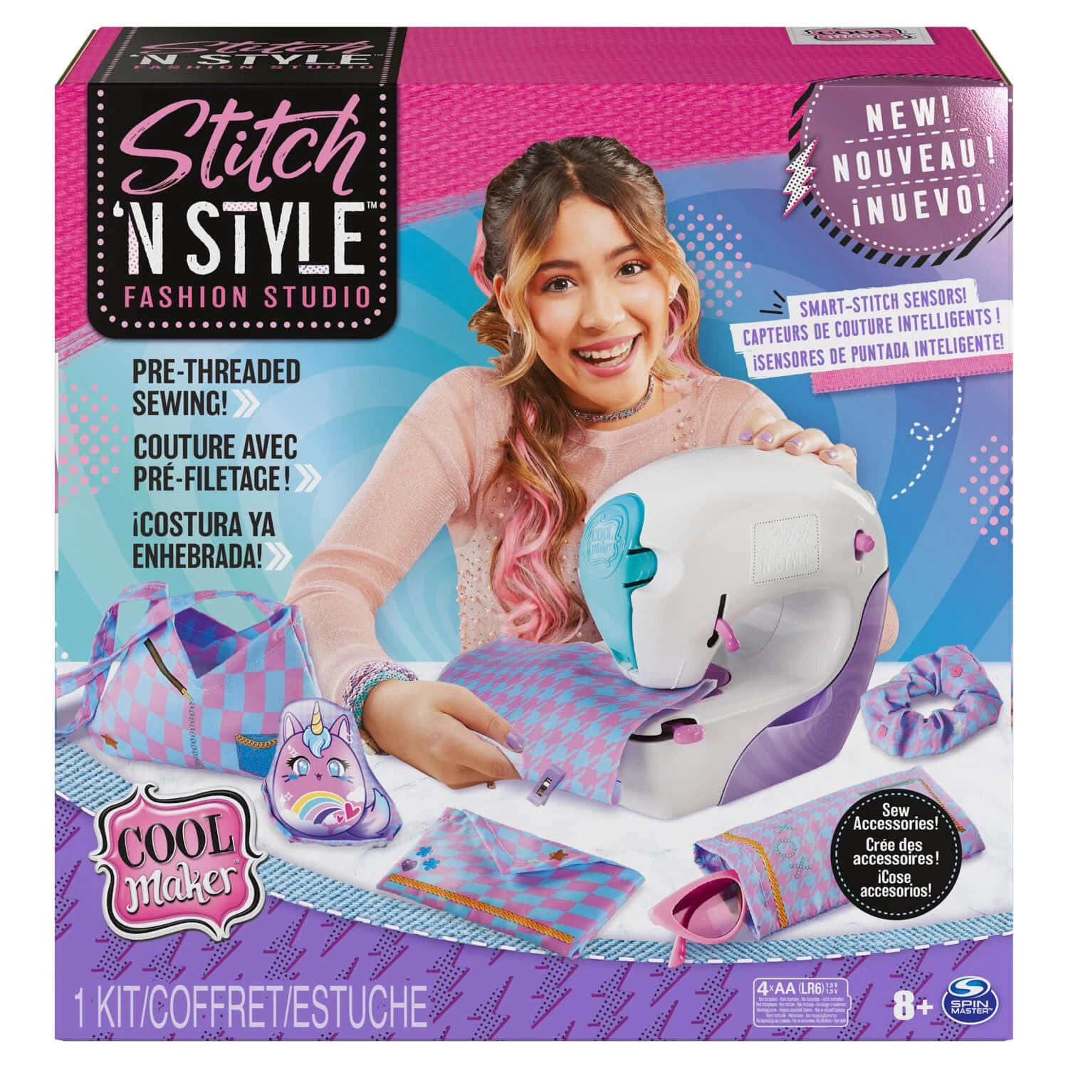 SPIN MASTER Machine à Coudre Cool Maker : Stitch 'N Style Fashion Studio 1 SPIN MASTER Machine à Coudre Cool Maker : Stitch 'N Style Fashion Studio