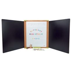 Grand Tableau Triptyque En Bois