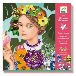 Djeco Tableaux De Sequins : Espiègles Et Coquettes
