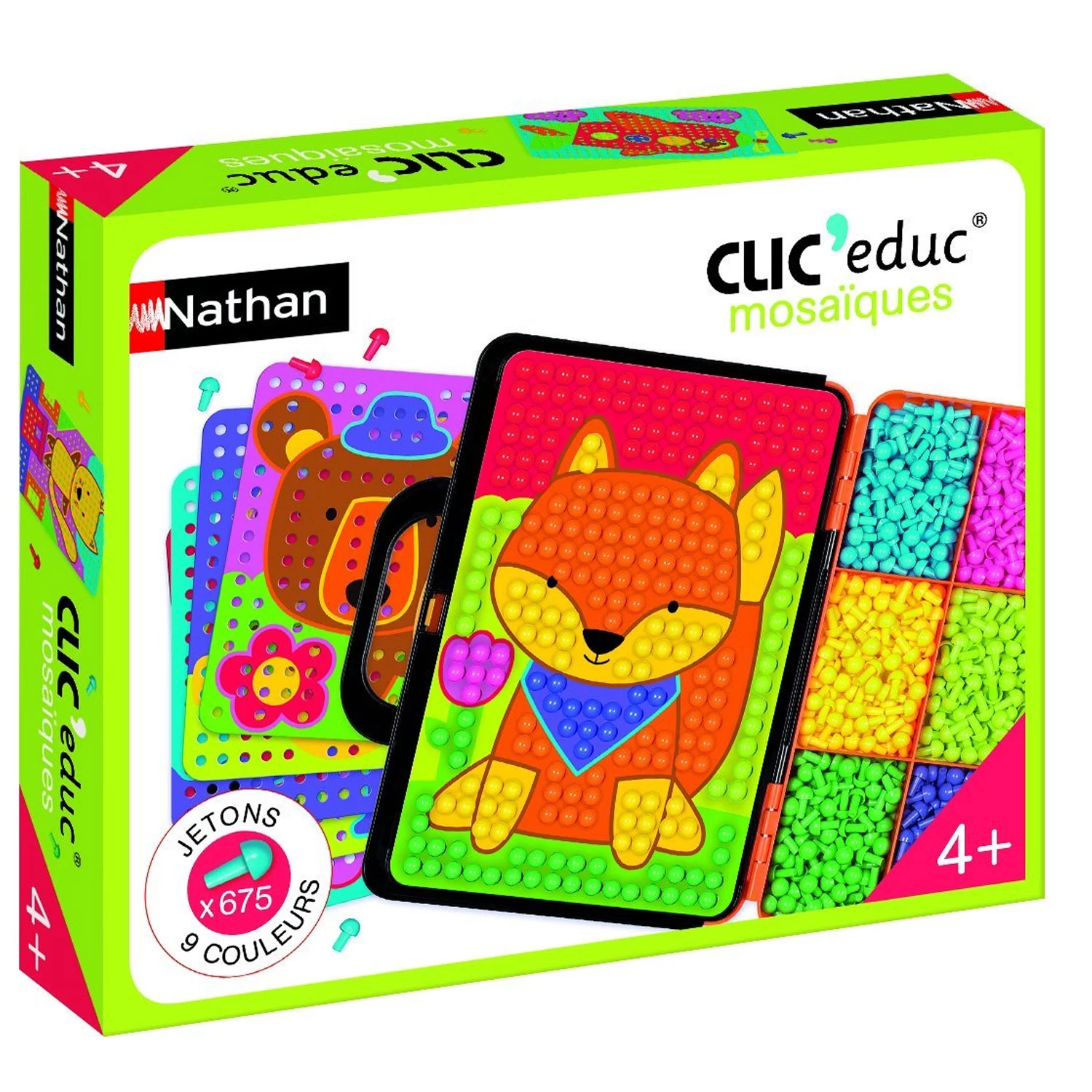 Nathan Jeu éducatif Clic Educ : Mosaïques 1 Nathan Jeu éducatif Clic Educ : Mosaïques