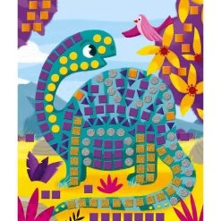 Janod Kit Créatif : Mosaïques Dinosaures