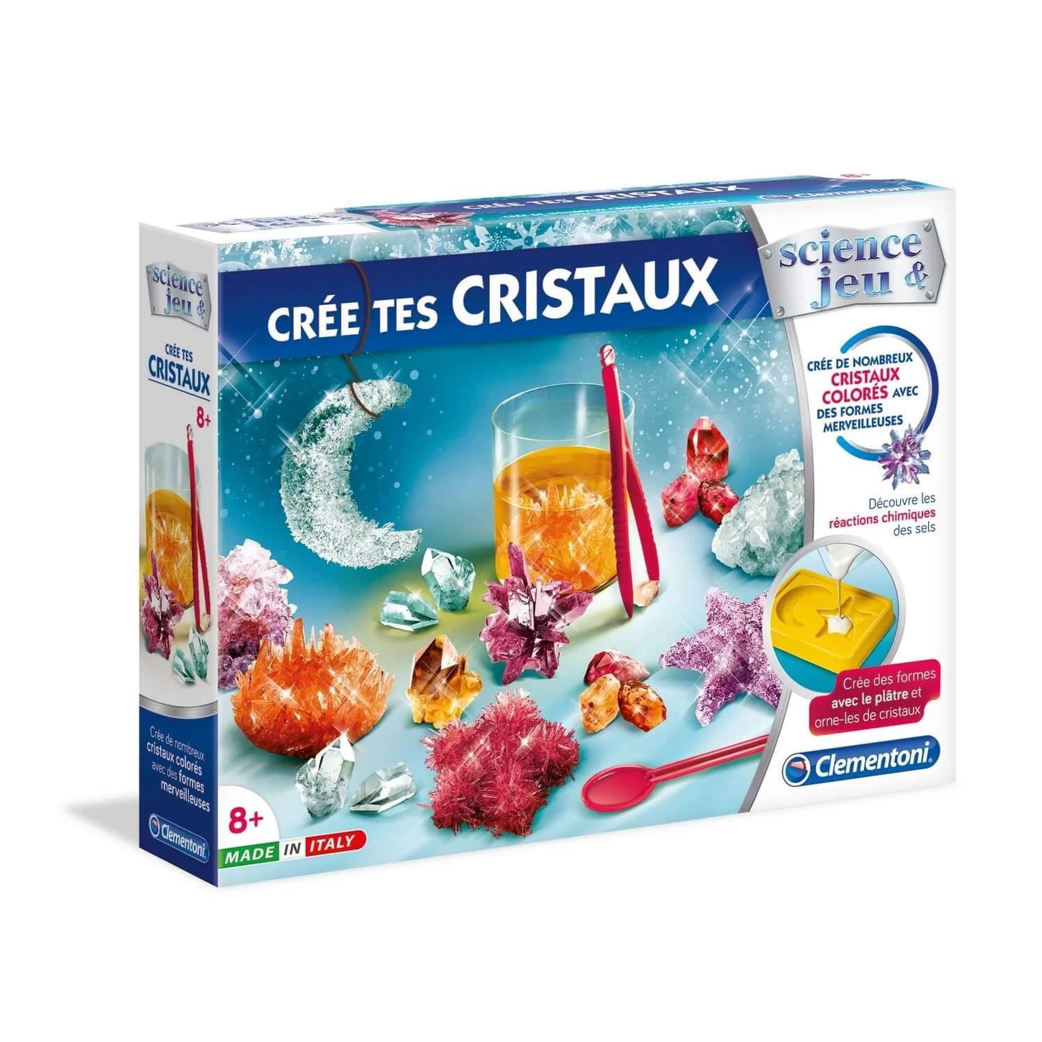 Clementoni Science Et Jeu : Crée Tes Cristaux 1 Clementoni Science Et Jeu : Crée Tes Cristaux