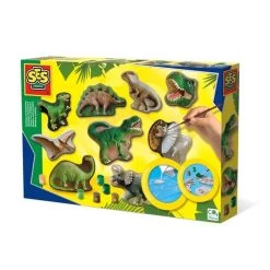 SES Creative Moulage Et Peinture : Le Monde Des Dinosaures