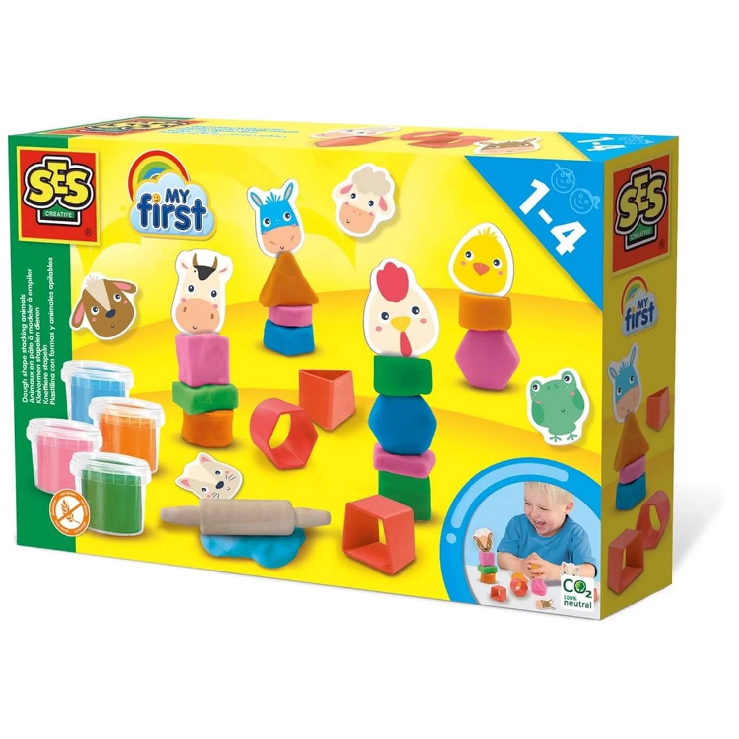 SES Creative My first - Animaux De La Ferme En Pâte à Modeler 1 SES Creative My first - Animaux De La Ferme En Pâte à Modeler